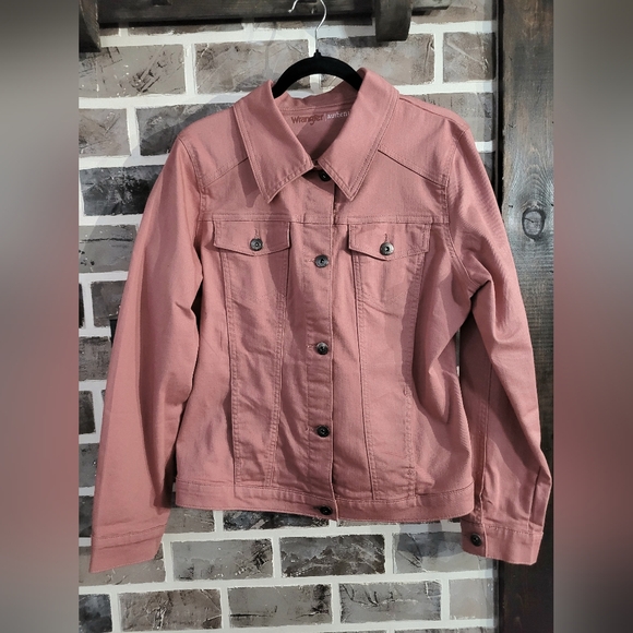 Wrangler Women's Dusty Rose Jean Jacket - Picture 2 of 6